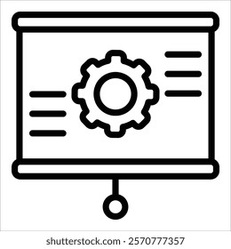 Presentation Icon Element For Design