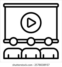 Presentation Icon Element For Design