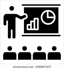 Presentation Icon Element For Design