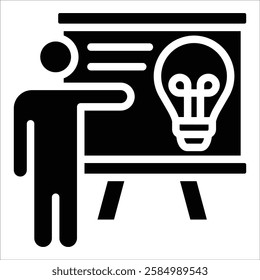 Presentation Icon Element For Design