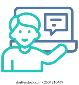 Presentation Icon Element For Design