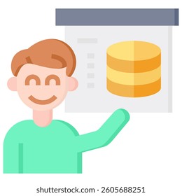 Presentation Icon Element For Design