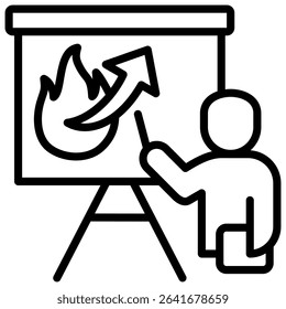 Presentation Icon Element for Design