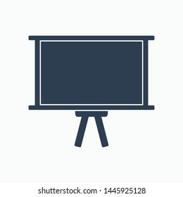 Presentation icon. Flat style vector EPS.