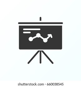 Presentation   icon illustration isolated vector sign symbol