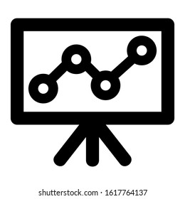 presentation icon isolated sign symbol vector illustration - high quality black style vector icons

