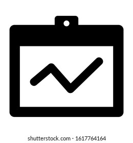 presentation icon isolated sign symbol vector illustration - high quality black style vector icons
