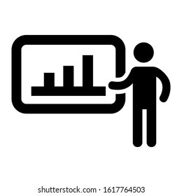 presentation icon isolated sign symbol vector illustration - high quality black style vector icons
