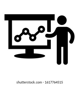presentation icon isolated sign symbol vector illustration - high quality black style vector icons
