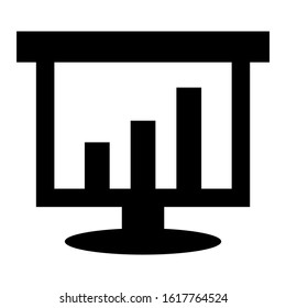 presentation icon isolated sign symbol vector illustration - high quality black style vector icons
