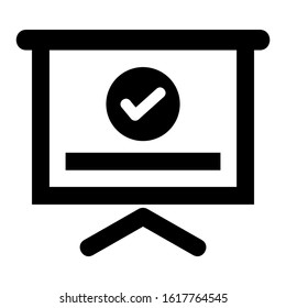 presentation icon isolated sign symbol vector illustration - high quality black style vector icons

