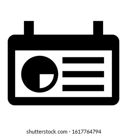 presentation icon isolated sign symbol vector illustration - high quality black style vector icons
