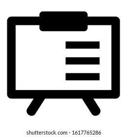 presentation icon isolated sign symbol vector illustration - high quality black style vector icons
