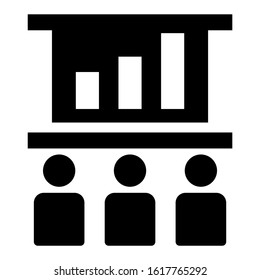 presentation icon isolated sign symbol vector illustration - high quality black style vector icons

