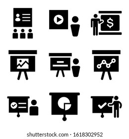presentation icon isolated sign symbol vector illustration - Collection of high quality black style vector icons
