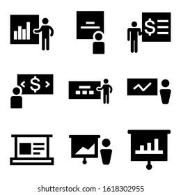 presentation icon isolated sign symbol vector illustration - Collection of high quality black style vector icons
