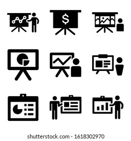 presentation icon isolated sign symbol vector illustration - Collection of high quality black style vector icons

