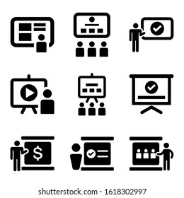 presentation icon isolated sign symbol vector illustration - Collection of high quality black style vector icons
