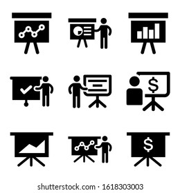 presentation icon isolated sign symbol vector illustration - Collection of high quality black style vector icons
