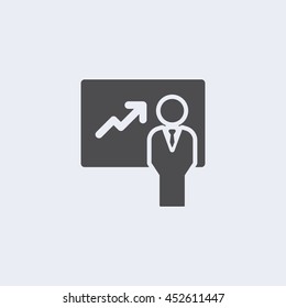 Presentation icon ,Lecture, presentation, study icon, training icon
