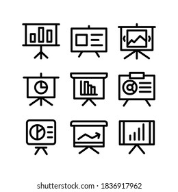 presentation icon or logo isolated sign symbol vector illustration - Collection of high quality black style vector icons
