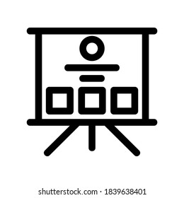 presentation icon or logo isolated sign symbol vector illustration - high quality black style vector icons
