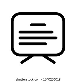 presentation icon or logo isolated sign symbol vector illustration - high quality black style vector icons

