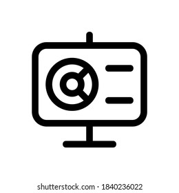 presentation icon or logo isolated sign symbol vector illustration - high quality black style vector icons
