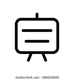 presentation icon or logo isolated sign symbol vector illustration - high quality black style vector icons
