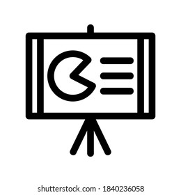 presentation icon or logo isolated sign symbol vector illustration - high quality black style vector icons
