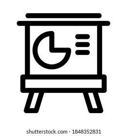 presentation icon or logo isolated sign symbol vector illustration - high quality black style vector icons
