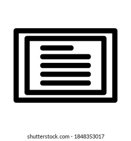 presentation icon or logo isolated sign symbol vector illustration - high quality black style vector icons
