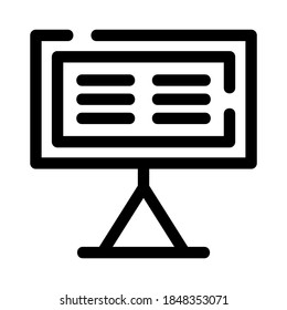 presentation icon or logo isolated sign symbol vector illustration - high quality black style vector icons
