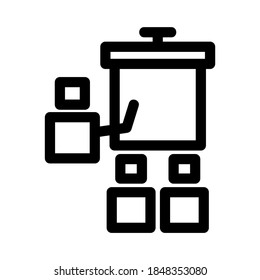 presentation icon or logo isolated sign symbol vector illustration - high quality black style vector icons
