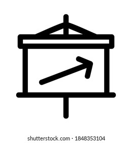 presentation icon or logo isolated sign symbol vector illustration - high quality black style vector icons
