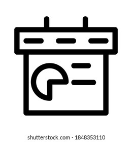 presentation icon or logo isolated sign symbol vector illustration - high quality black style vector icons
