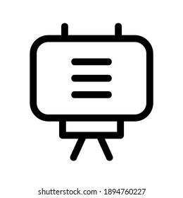 Presentation icon or logo isolated sign symbol vector illustration - high quality black style vector icons
