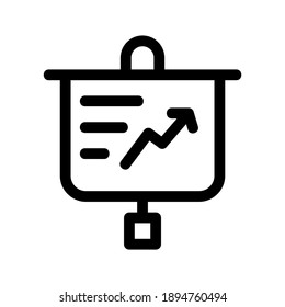 Presentation icon or logo isolated sign symbol vector illustration - high quality black style vector icons
