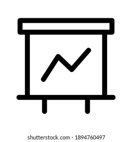 Presentation icon or logo isolated sign symbol vector illustration - high quality black style vector icons
