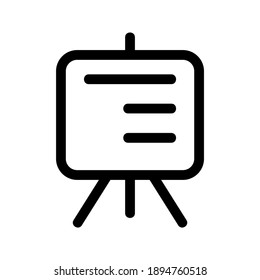 Presentation icon or logo isolated sign symbol vector illustration - high quality black style vector icons
