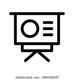 Presentation icon or logo isolated sign symbol vector illustration - high quality black style vector icons
