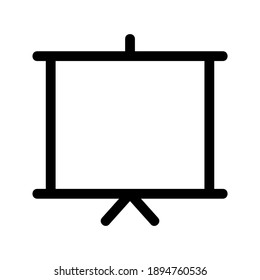 Icono de presentación o logotipo símbolo de signo aislado ilustración vectorial - iconos vectoriales de estilo negro de alta calidad
