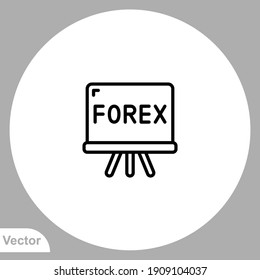 Presentation icon sign vector,Symbol, logo illustration for web and mobile