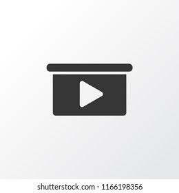 Presentation icon symbol. Premium quality isolated seminar element in trendy style.
