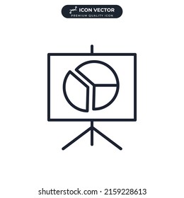 Symbolvorlage für Präsentationssymbole und Logo-Sammlung für Grafik und Webdesign Vektorgrafik
