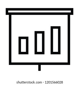presentation icon vector