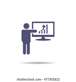 Presentation Icon Vector