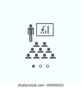 presentation Icon, vector, icon flat