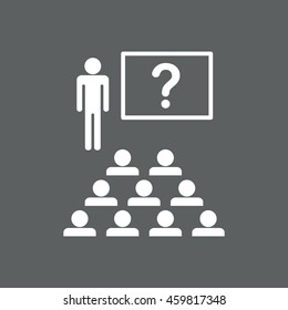 presentation Icon, vector, icon flat 