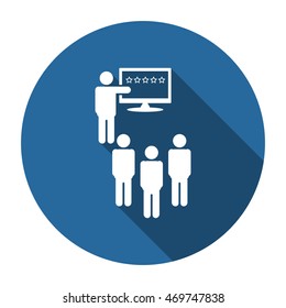presentation Icon, vector, icon flat